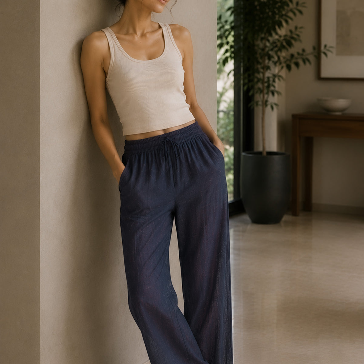 Easy Linen Pants (2 Colour Options)