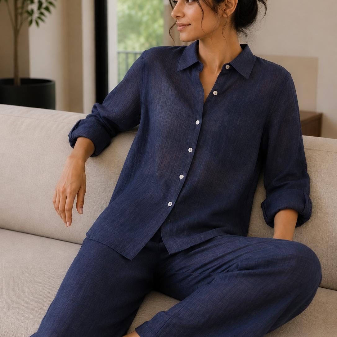 Easy Linen Shirt (2 Colour Options)