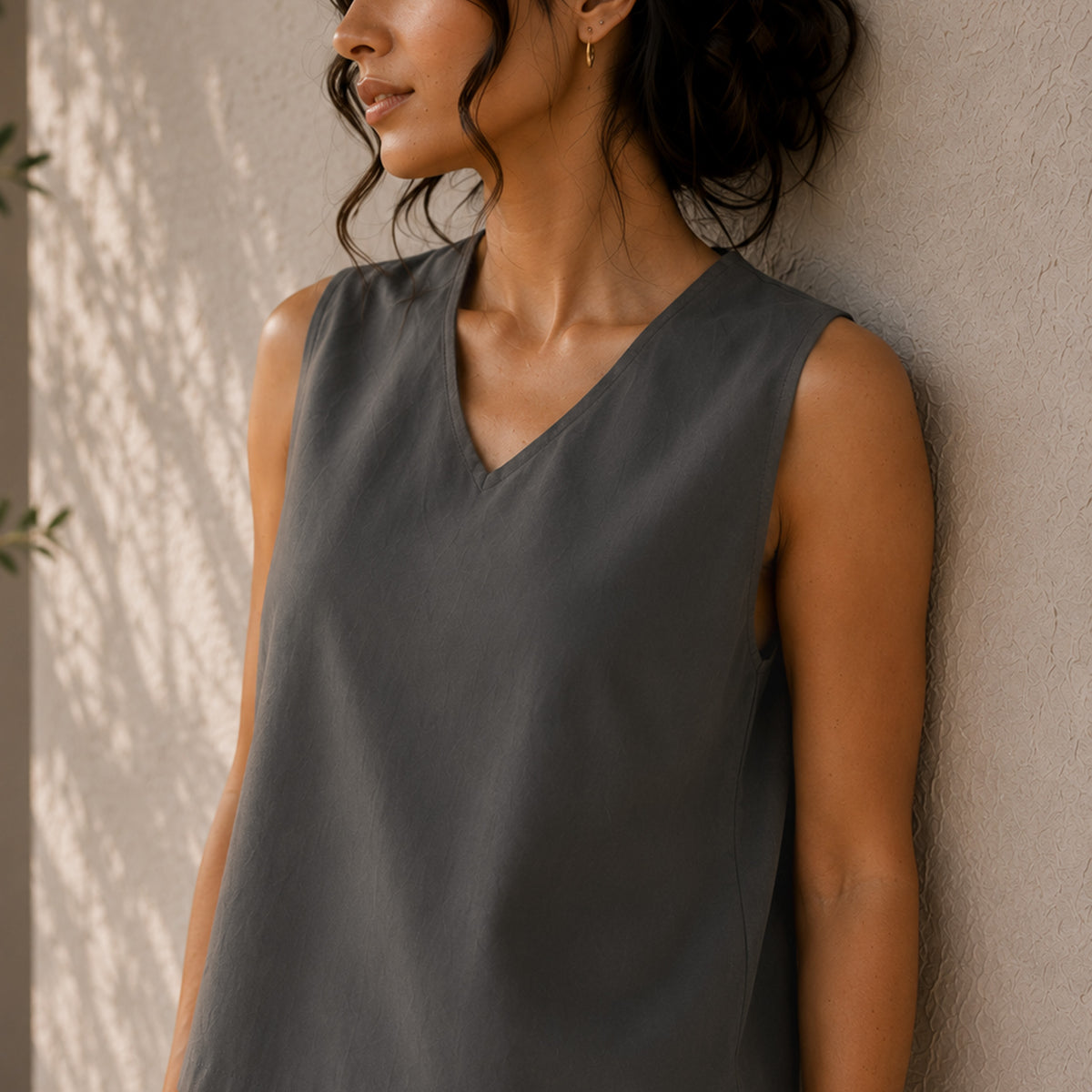 The Ease V-Neck Top (2 Colour Options)