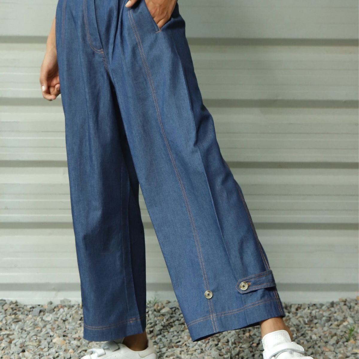 Denim Loop Pants - A Must Have. – Canoopi