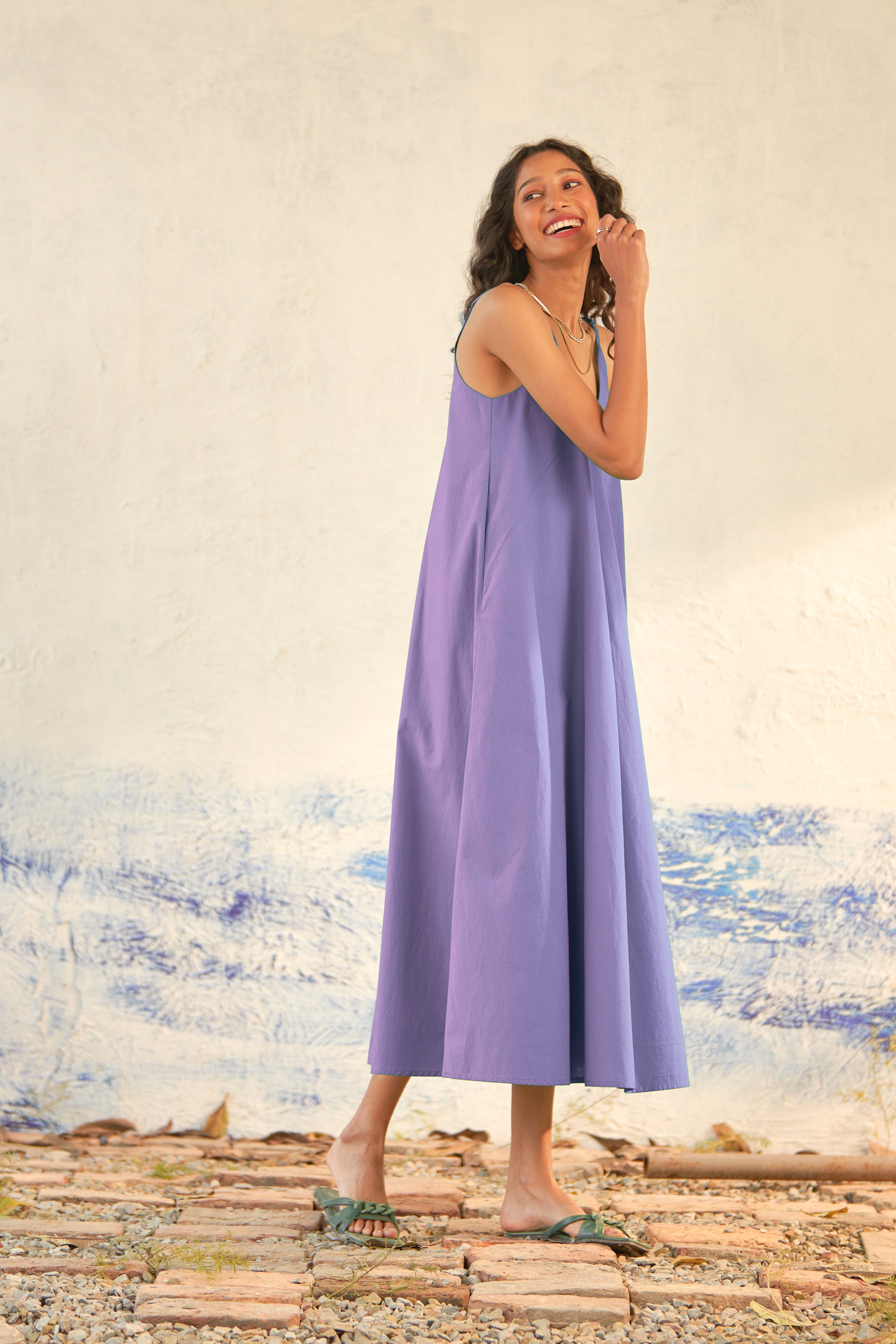 Canopy Twilight Lavender Maxi Dress – Chic and Effortless