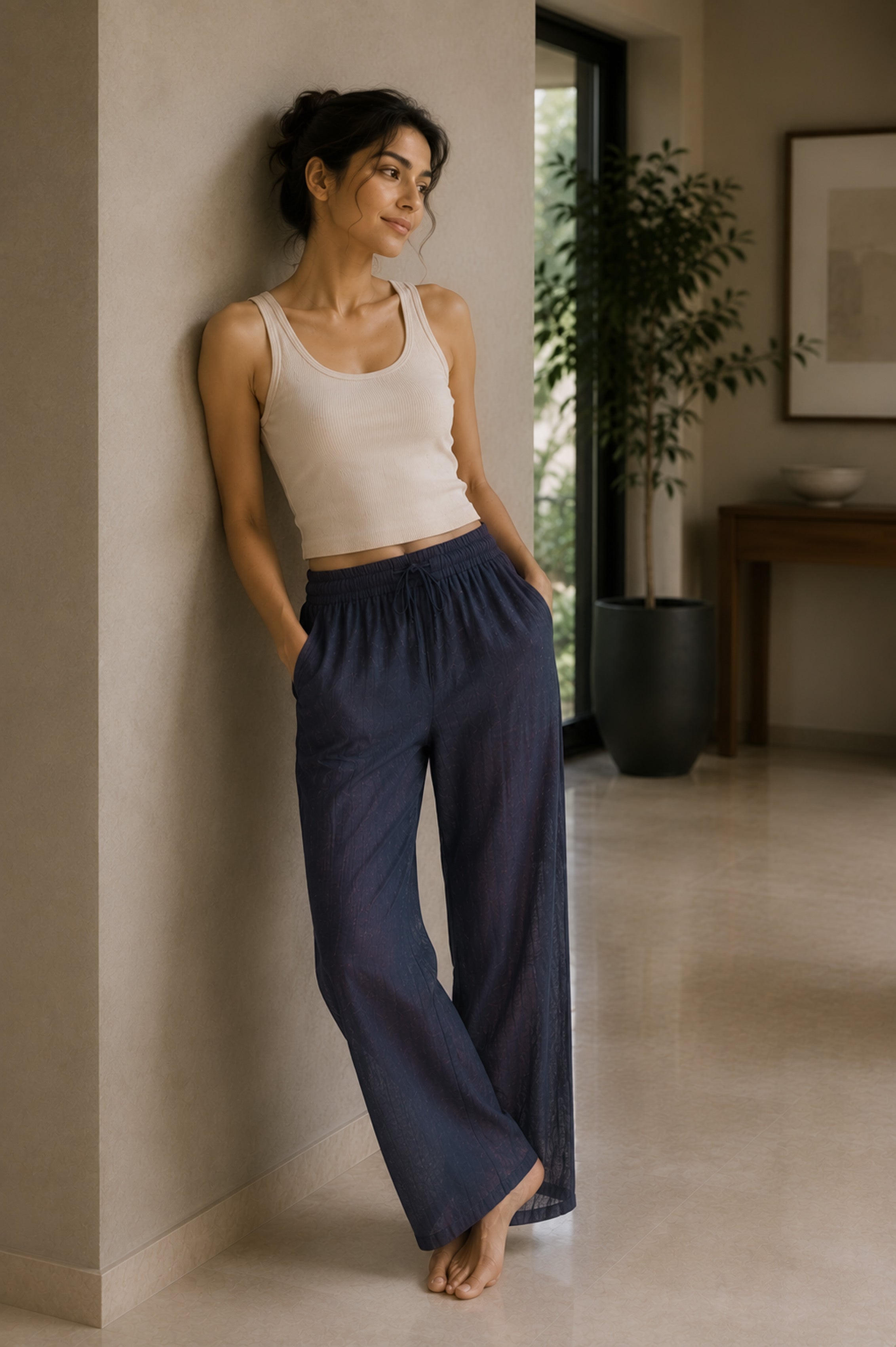 Easy Linen Pants (2 Colour Options)