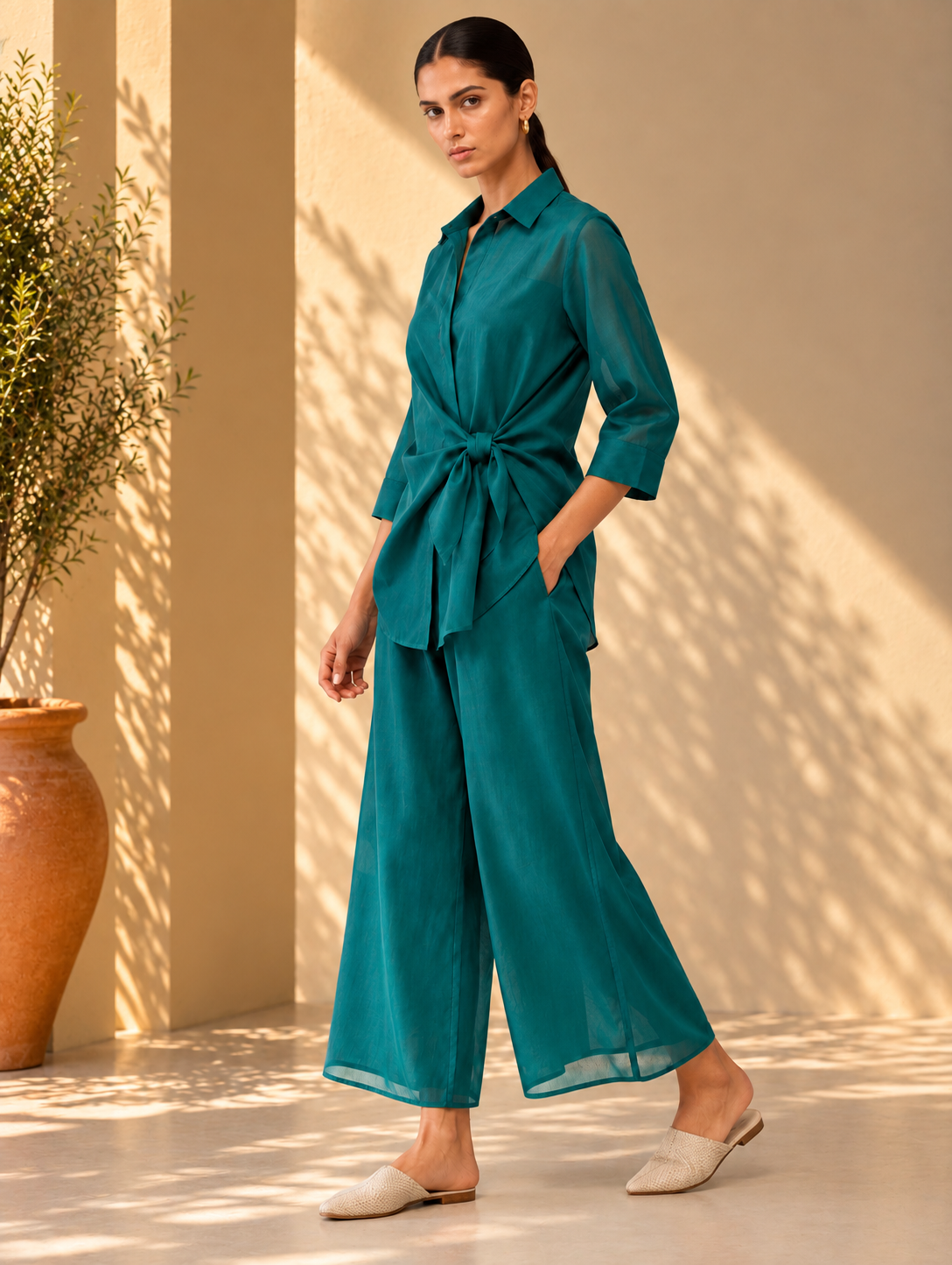Sora Chanderi Set