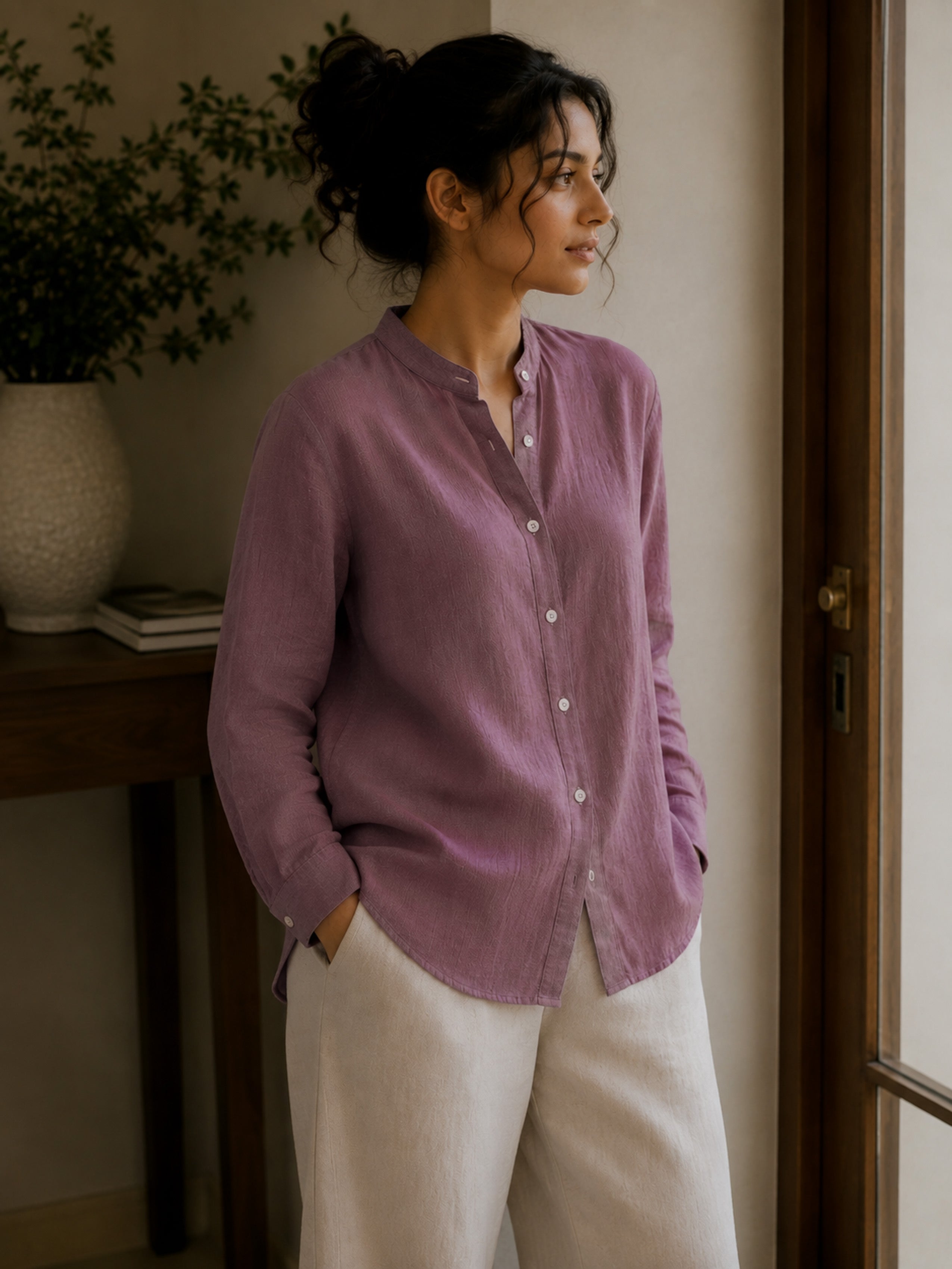 Easy Linen Shirt (2 Colour Options)